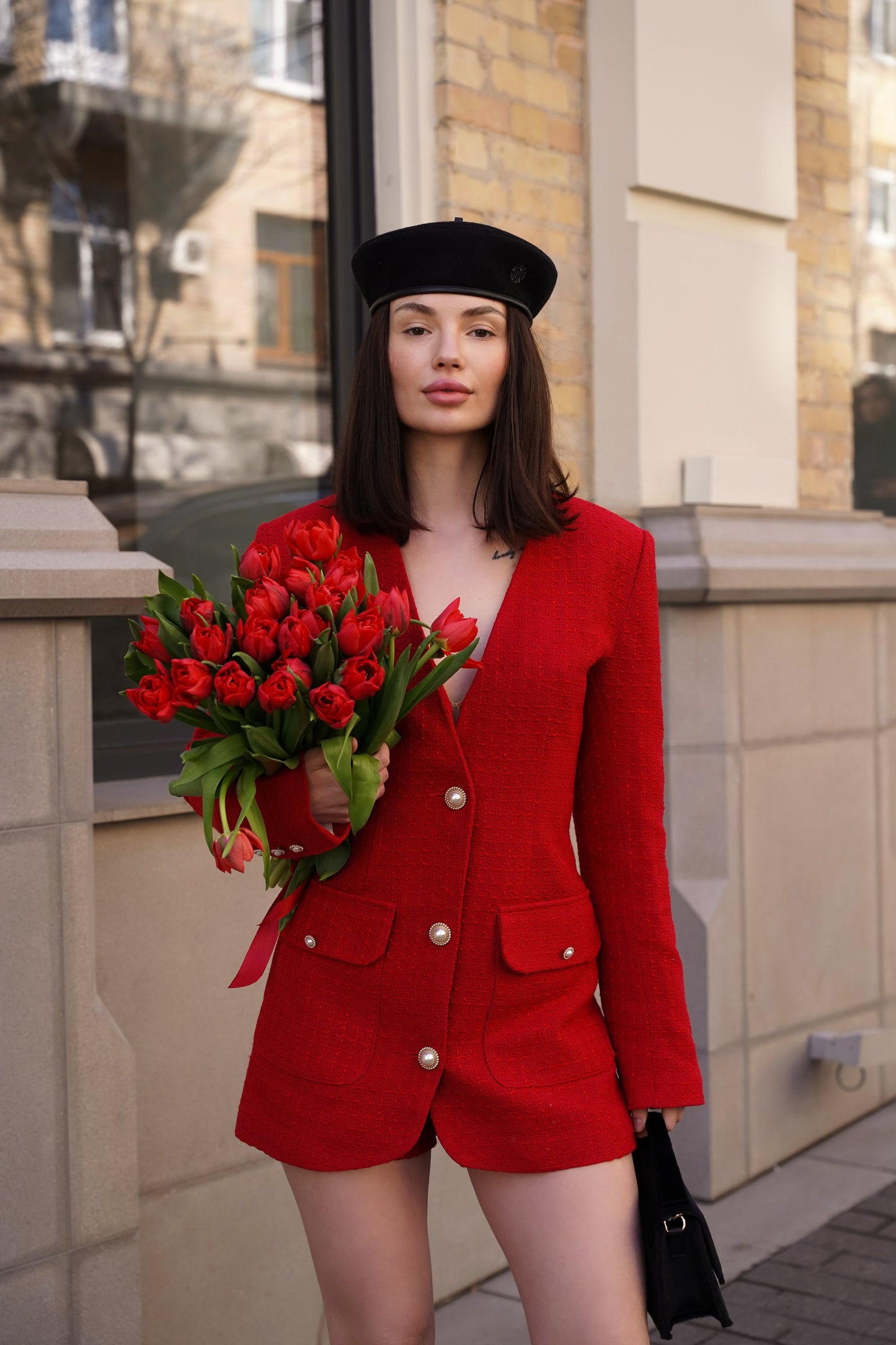 Червоний костюм Розалі