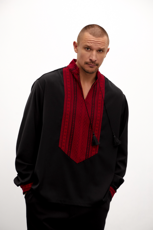 Men's embroidered shirt "Spadok"