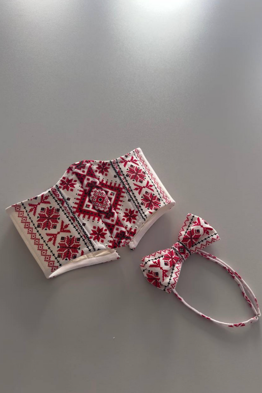 Дитячий вишитий корсет підгрудний