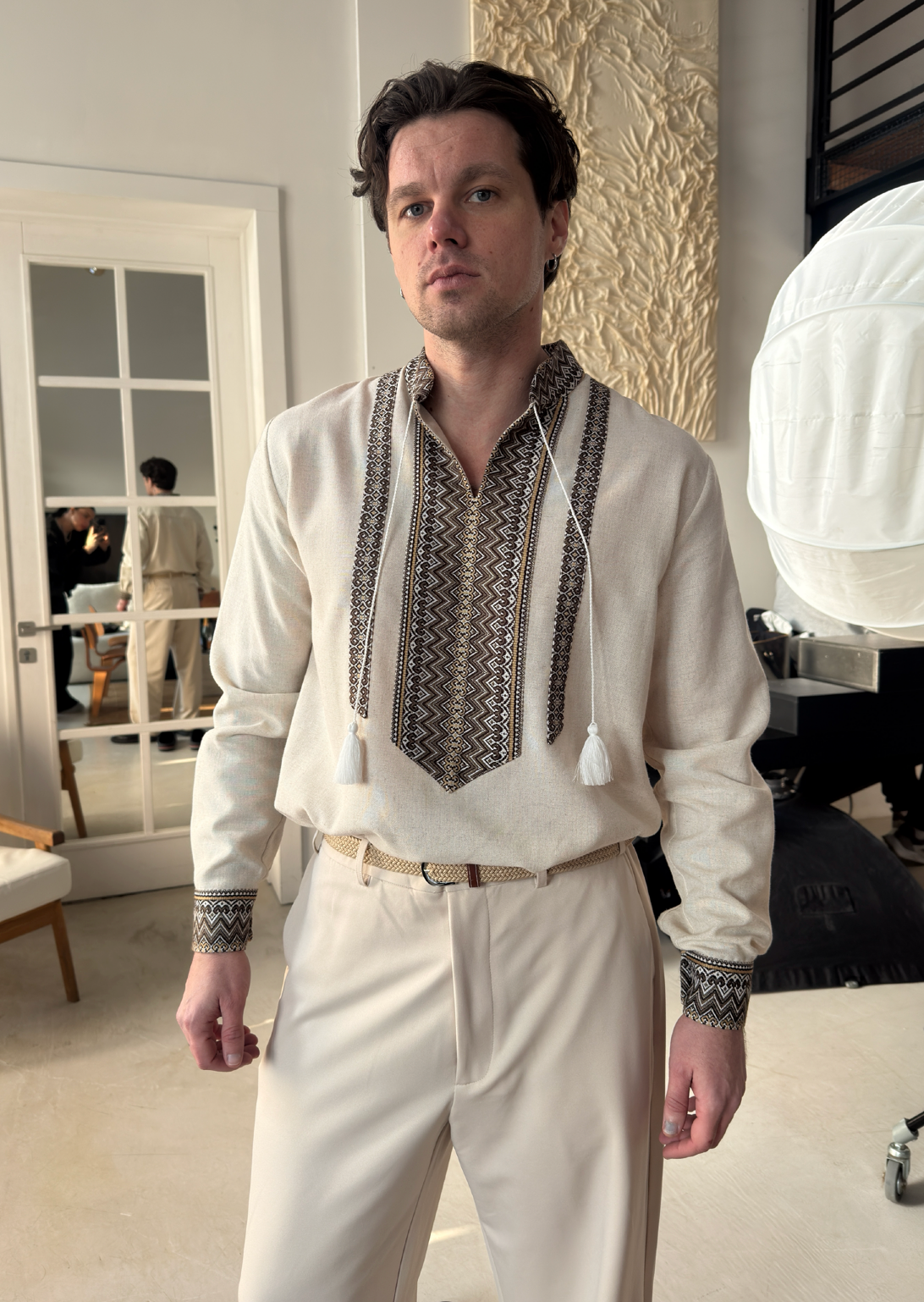 Чоловіча вишиванка льняна Спадок