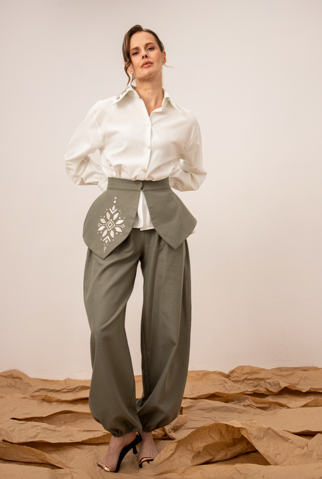 Жіноча баска оливка СОН -ТРАВА