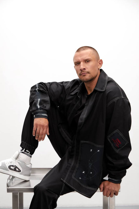 Чоловіча чорна сорочка