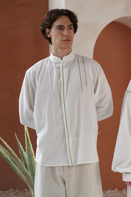 Чоловіча вишиванка біла