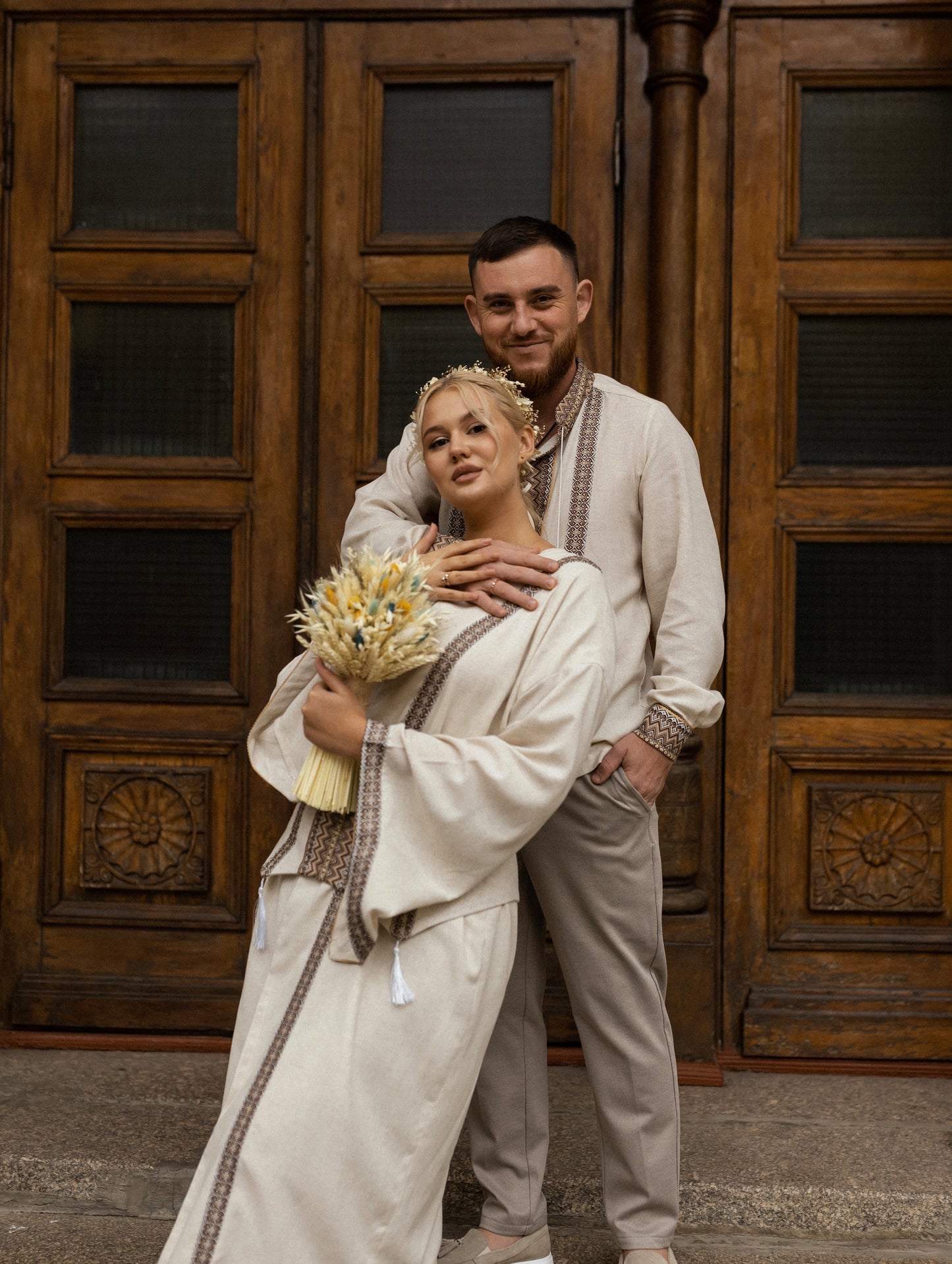 Парний образ бежевий Оберіг