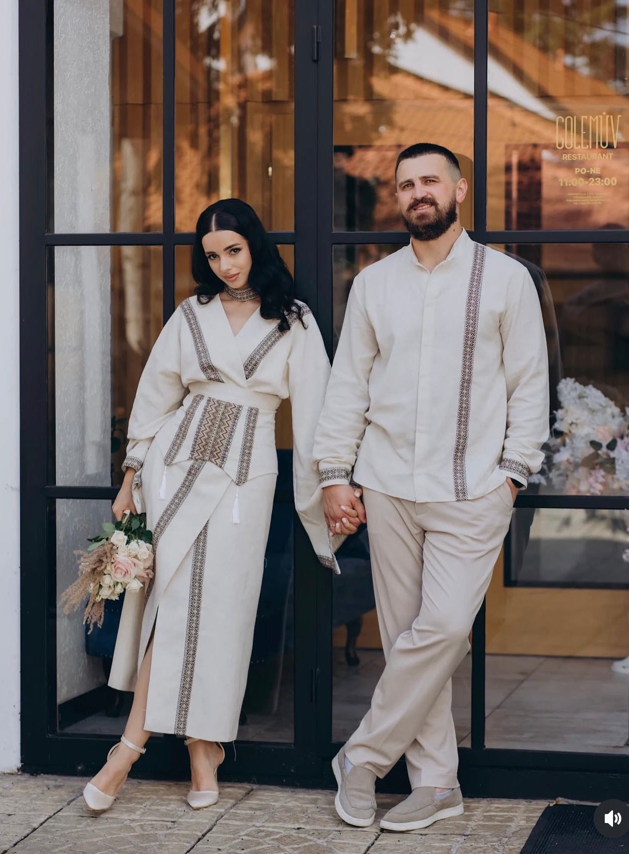 Жіноче кімоно максі бежеве Берегиня