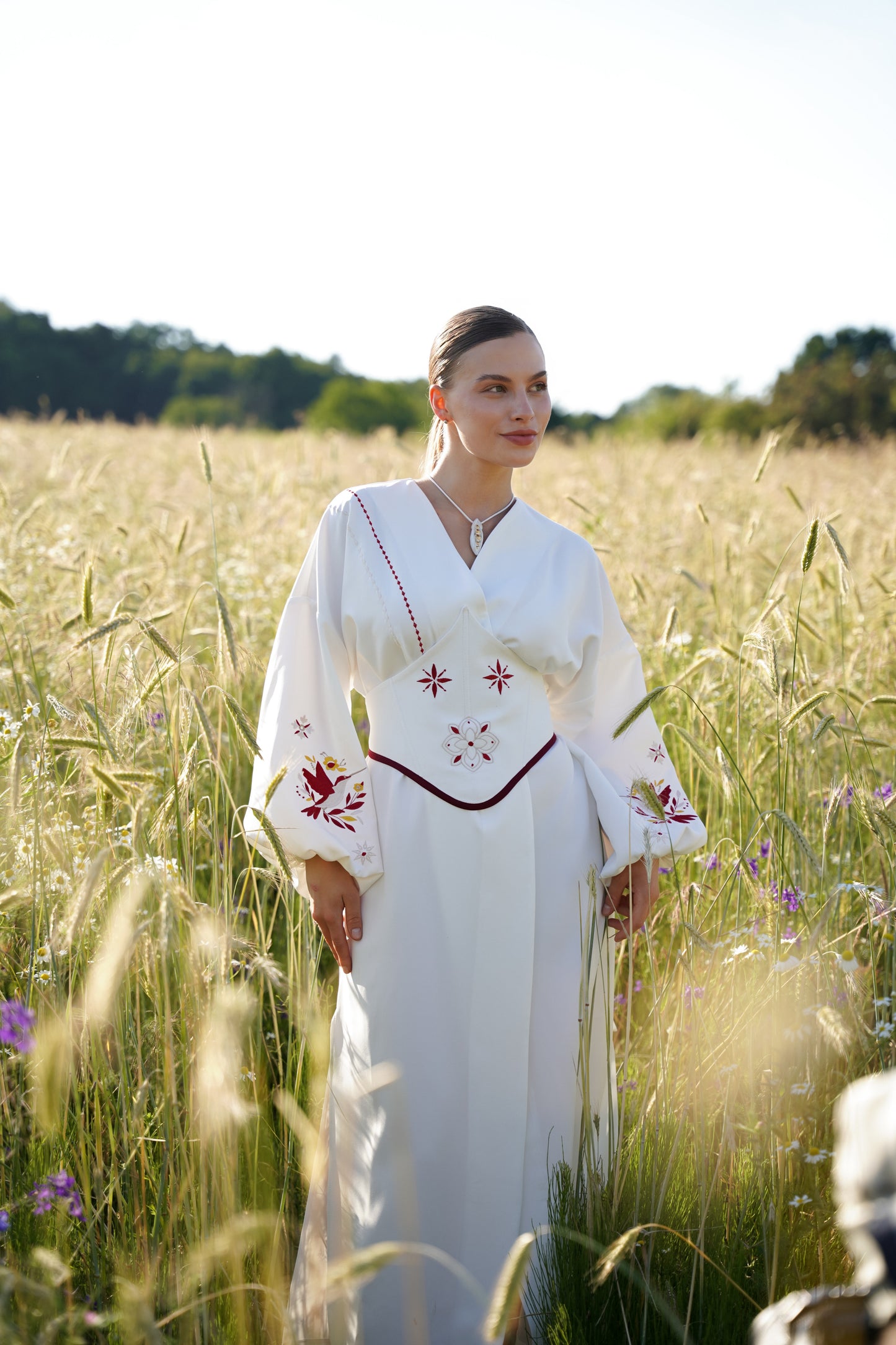 Жіноче кімоно максі Колібрі