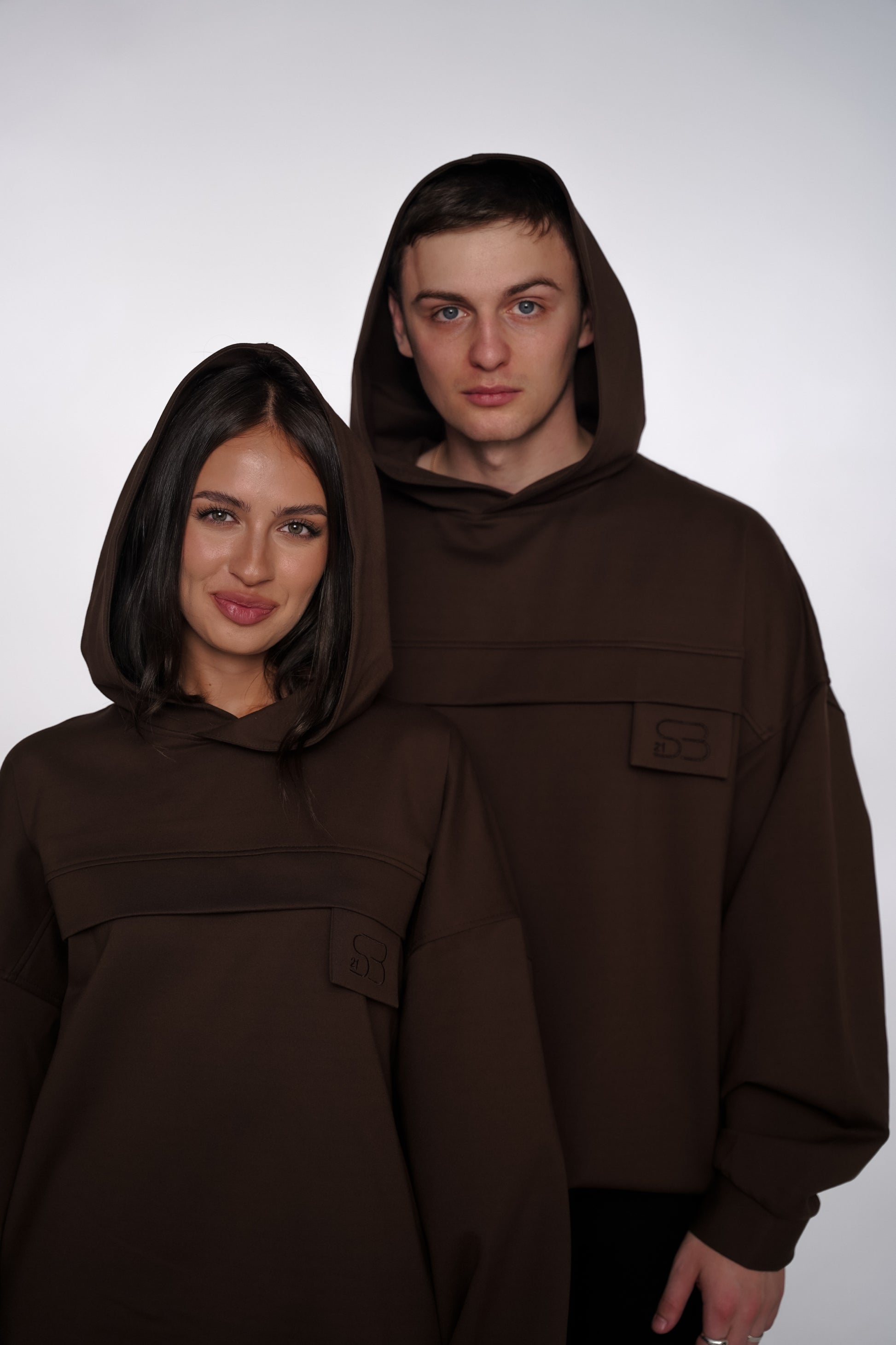 Худі коричневий