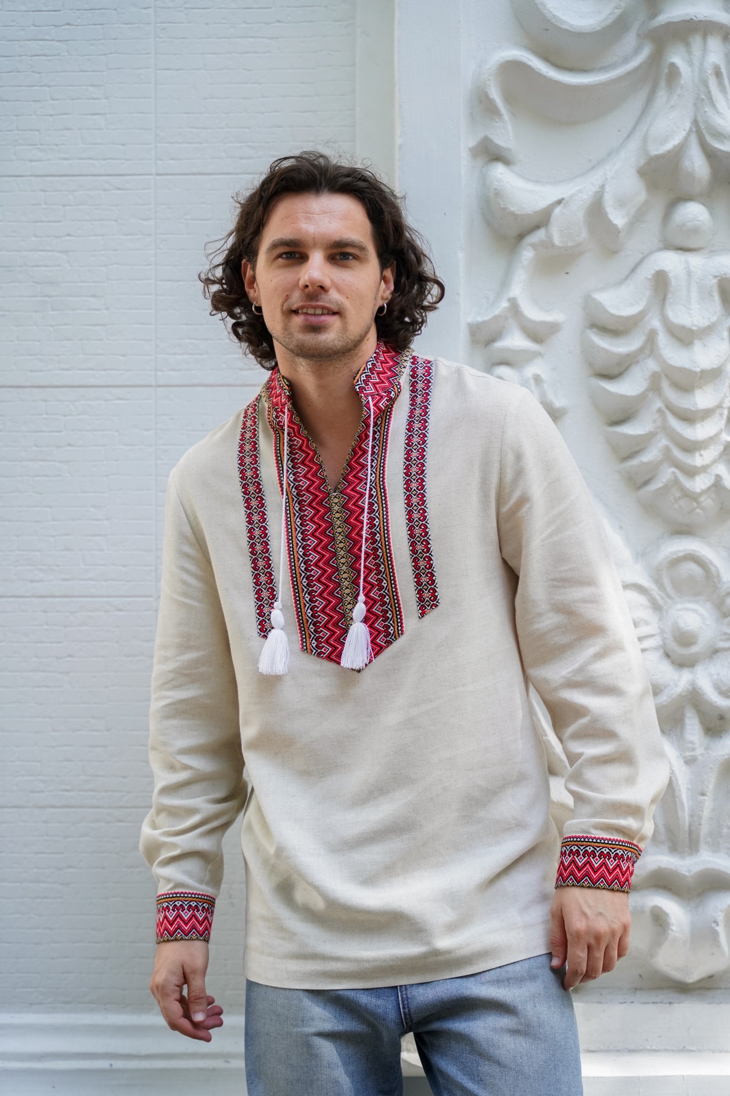 Чоловіча льняна вишиванка Спадок