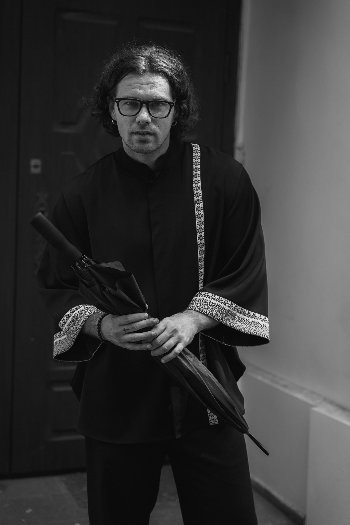 Чоловіче кімоно з вишивкою Зорей