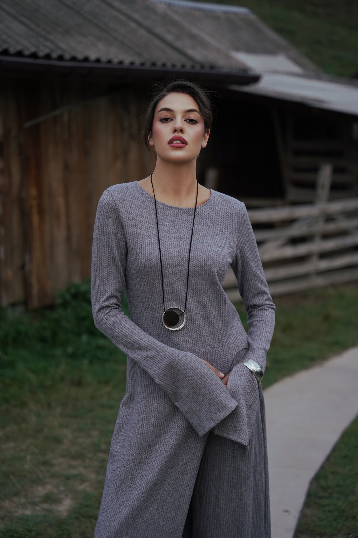 Жіночий костюм сірий Кетрін