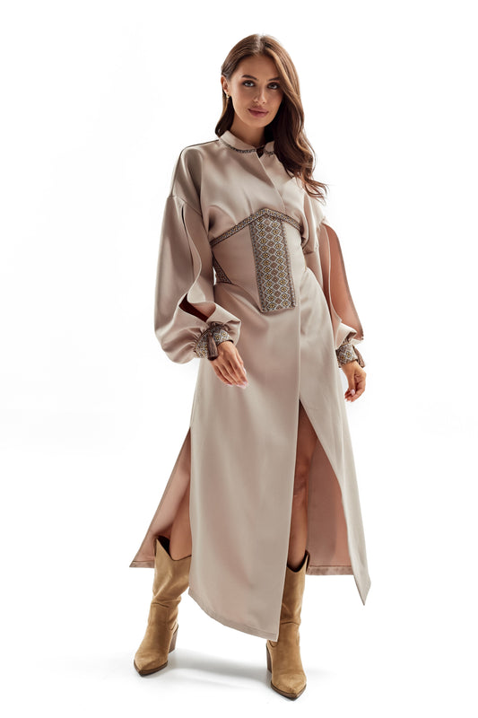 Women's beige kimono Lybid