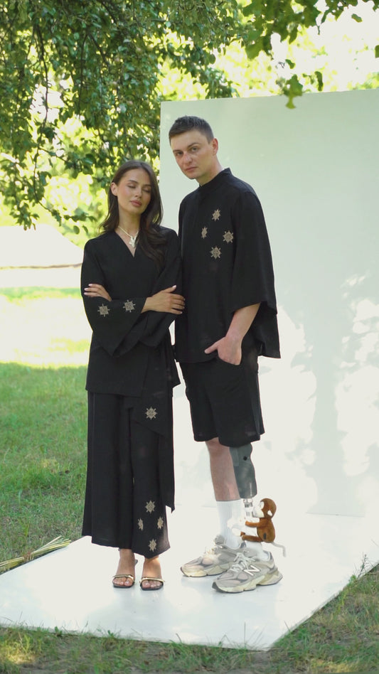 Pair of black Zorya images