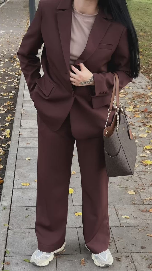 Women's suit Mocha