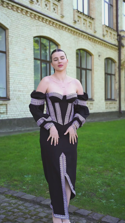 Black maxi skirt Kolos