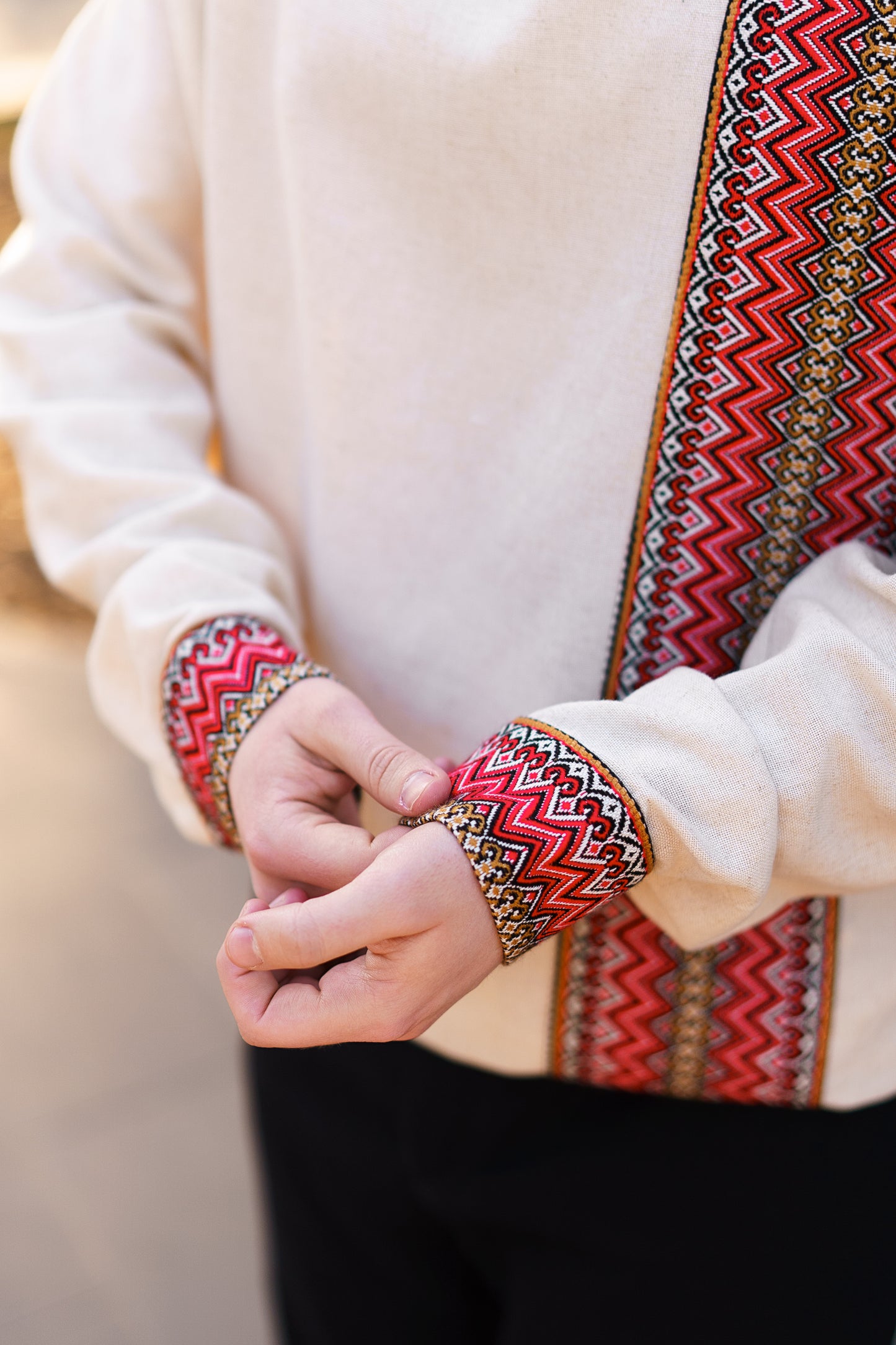 Men's embroidered shirt Oberig