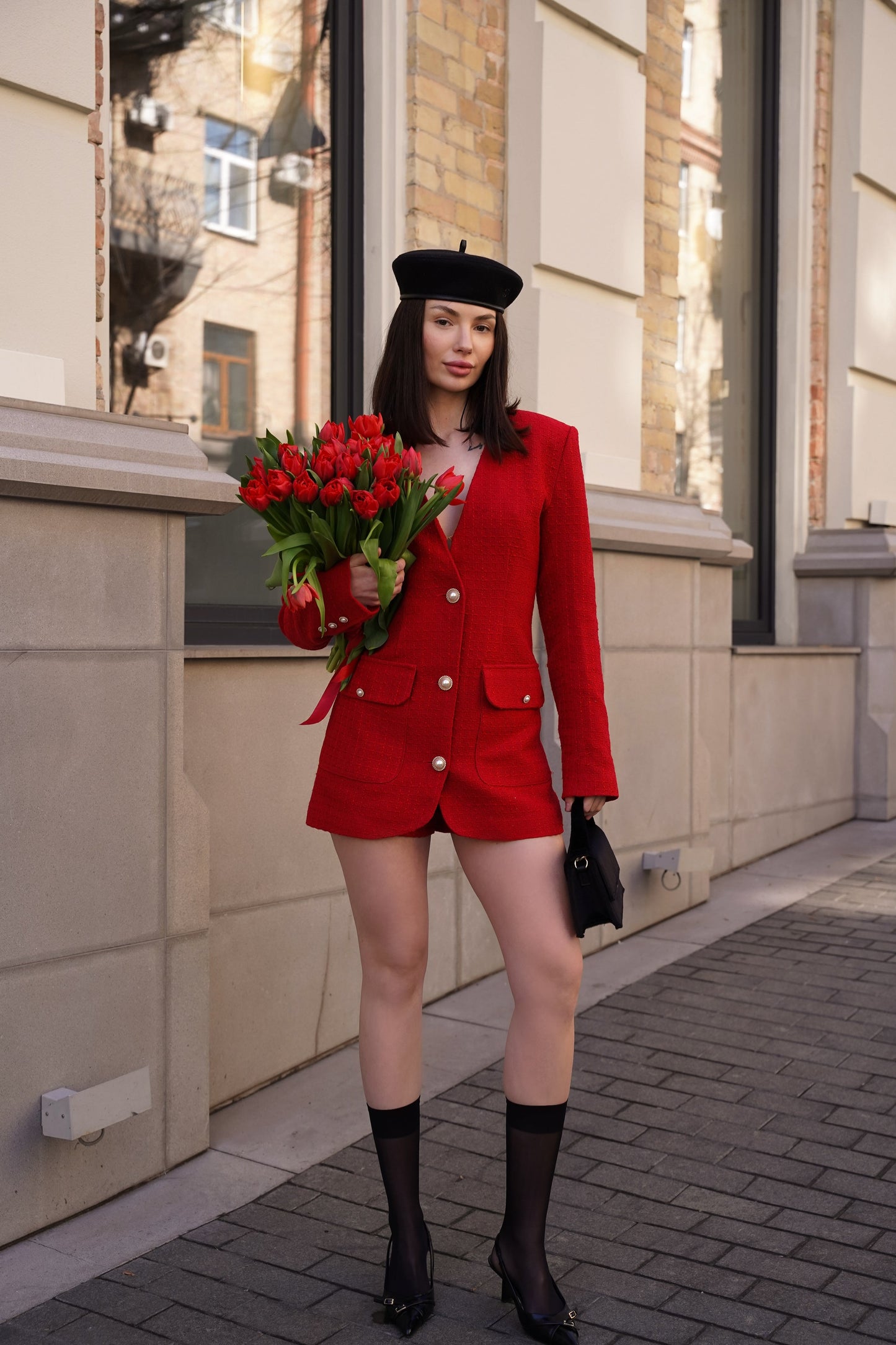 Червоний костюм Розалі