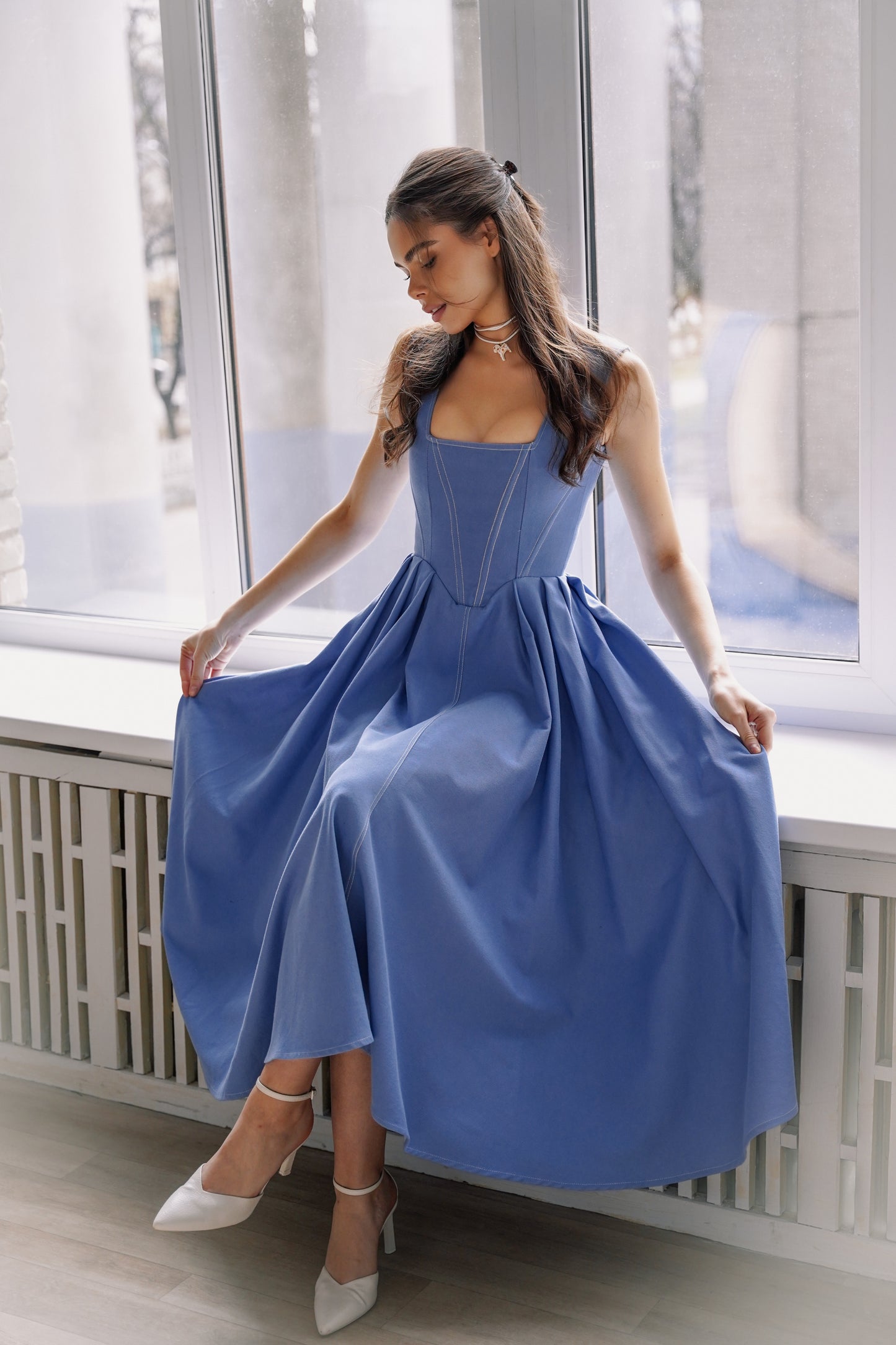 Blue dress Starry