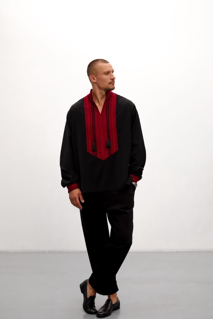 Men's embroidered shirt "Spadok"