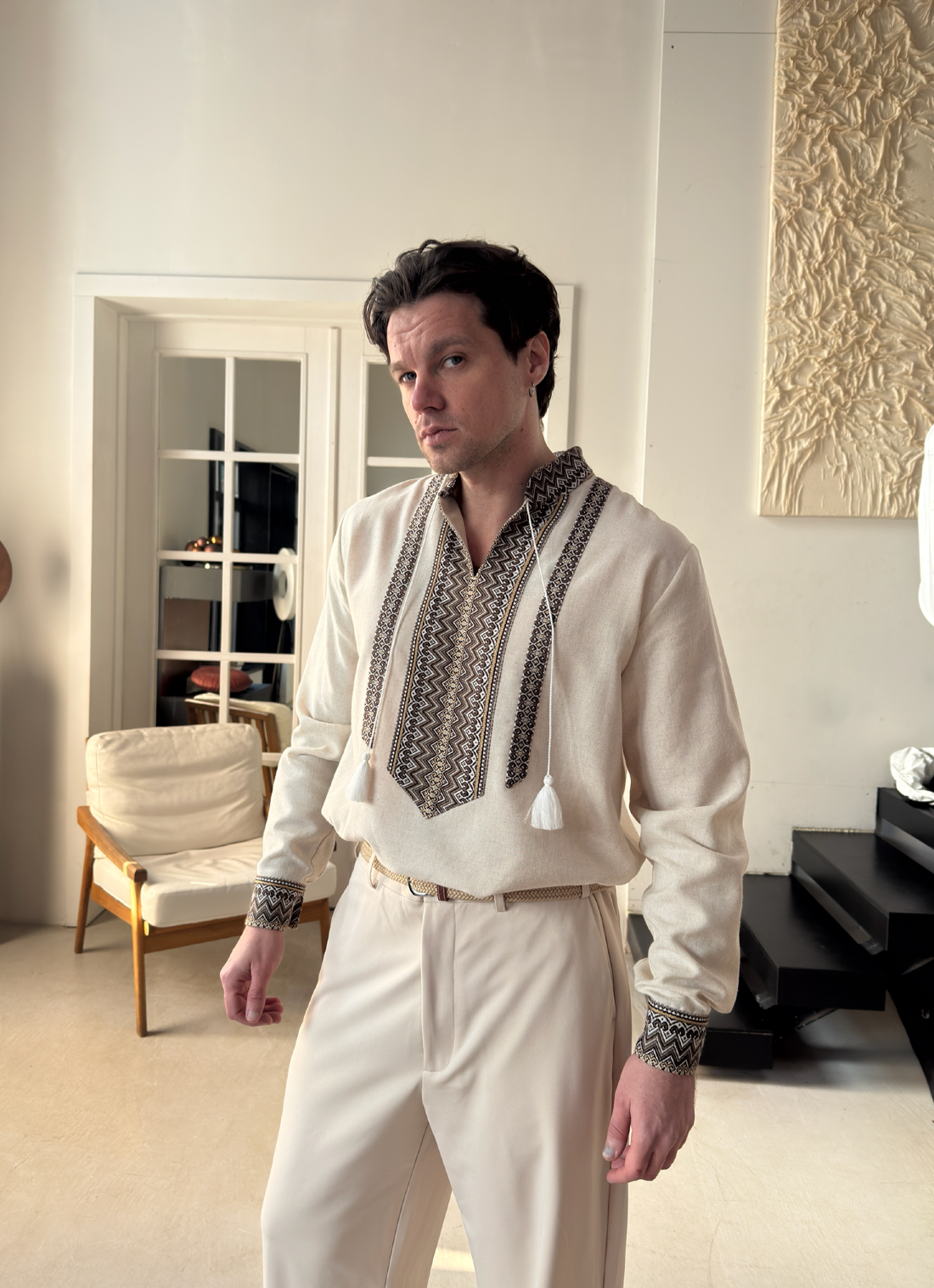 Чоловіча вишиванка льняна Спадок