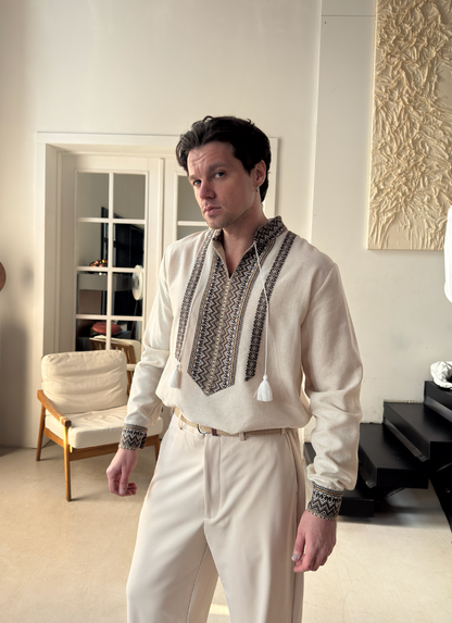 Чоловіча вишиванка льняна Спадок