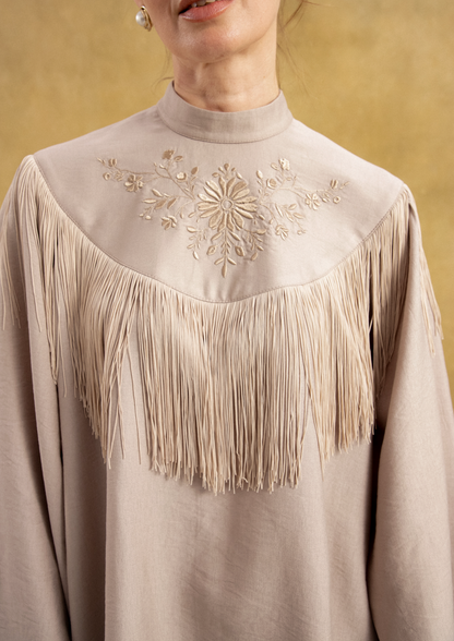 Сукня бежева Цвіт Леї