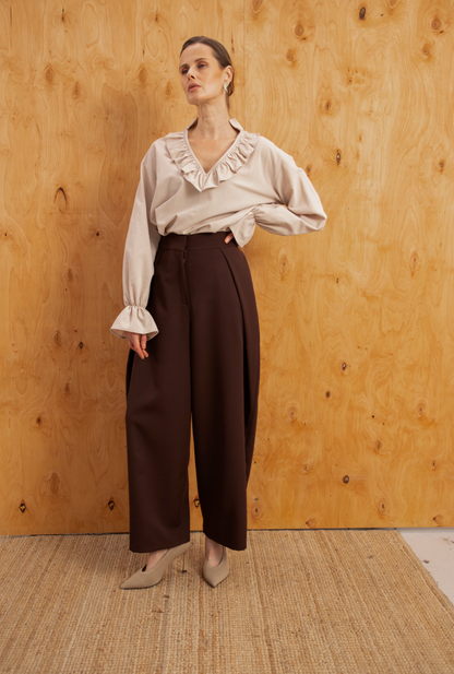 Жіноча блуза бежева Віра