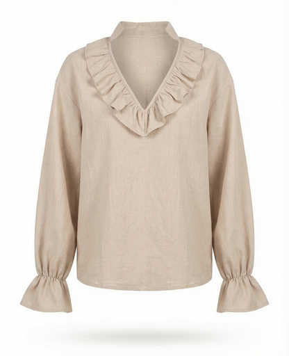 Жіноча блуза бежева Віра