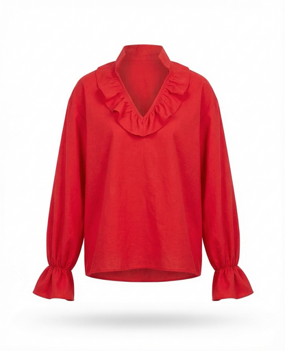 Жіноча блуза червона Віра