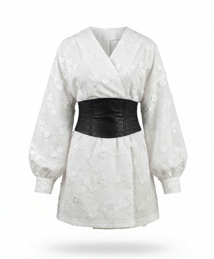 Жіночий корсет-пояс чорний