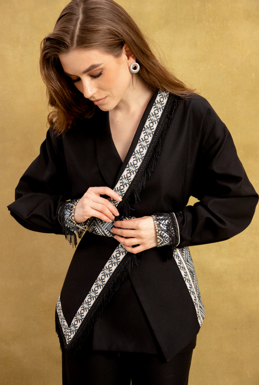 Жіночий образ чорний Кімоно Рожена