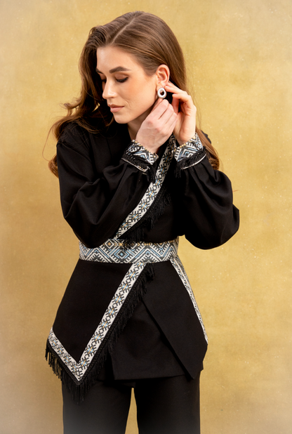 Жіночий образ чорний Кімоно Рожена