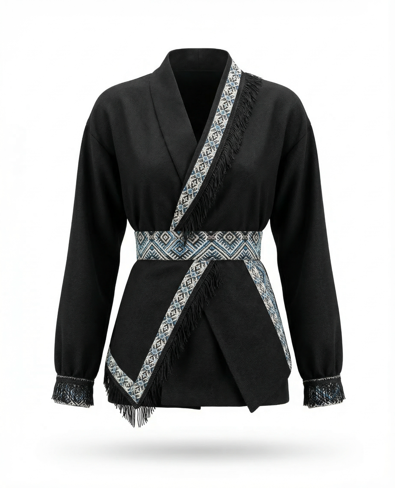 Жіночий образ чорний Кімоно Рожена