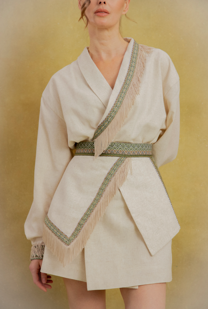 Жіночий образ бежевий Сукня Рожена