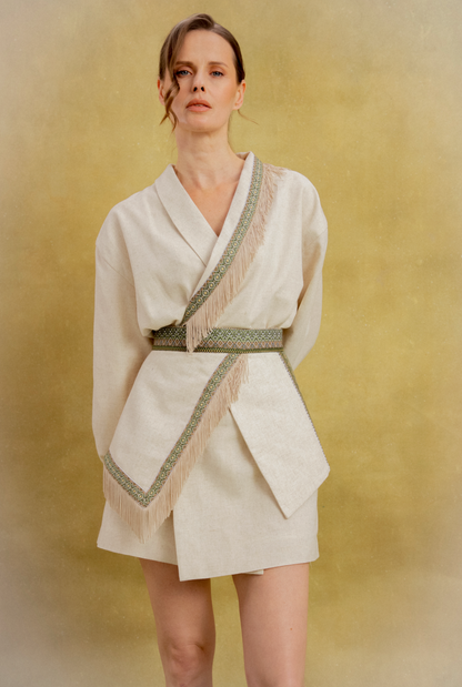 Жіночий образ бежевий Сукня Рожена