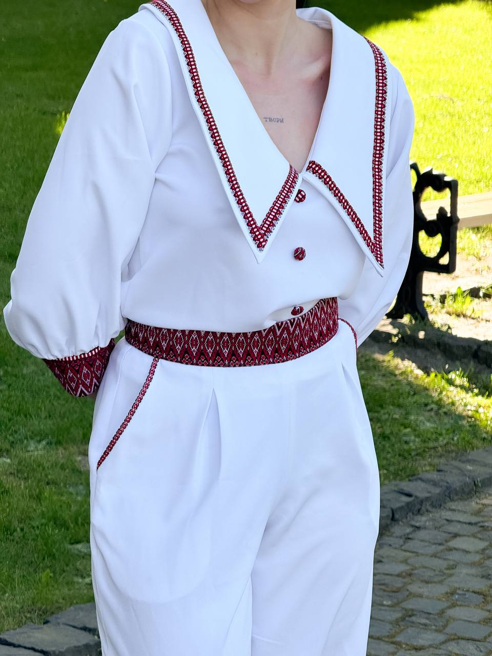 Women's white shirt Lilya