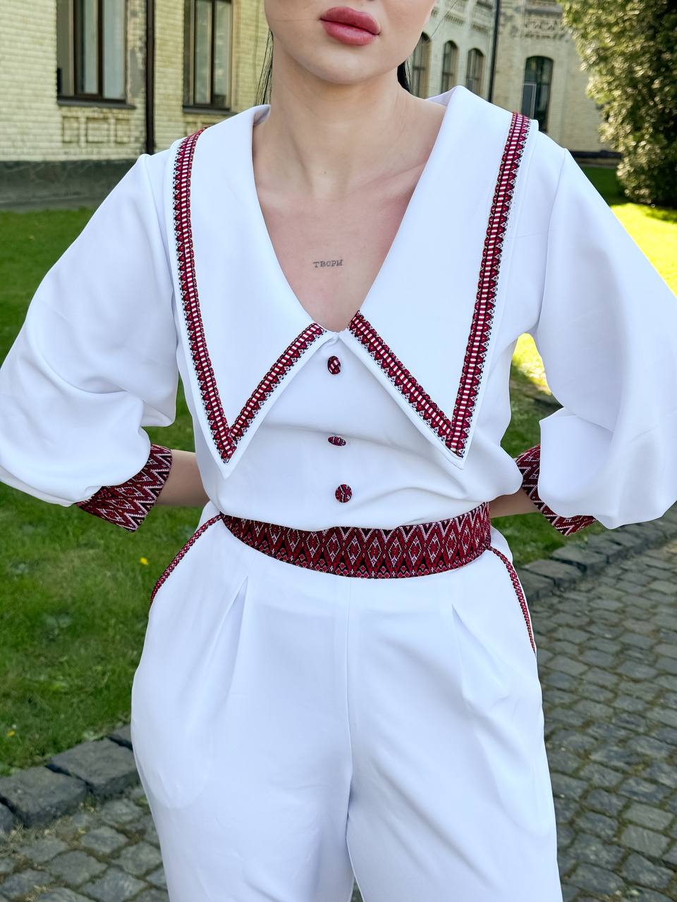 Women's white shirt Lilya