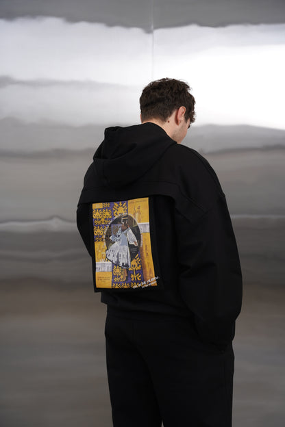 Жіночий худі чорний Вільна ненька