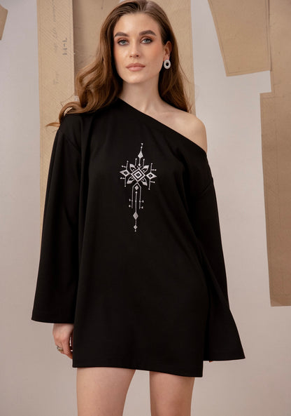 Комплект сукня та спідниця Вогнена