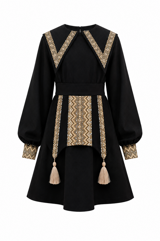 Children's dress with embroidery Mia
