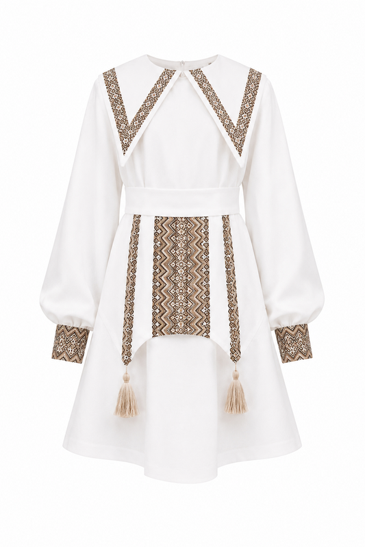 Children's dress with embroidery Mia