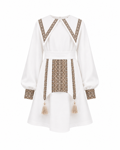 Children's dress with embroidery Mia
