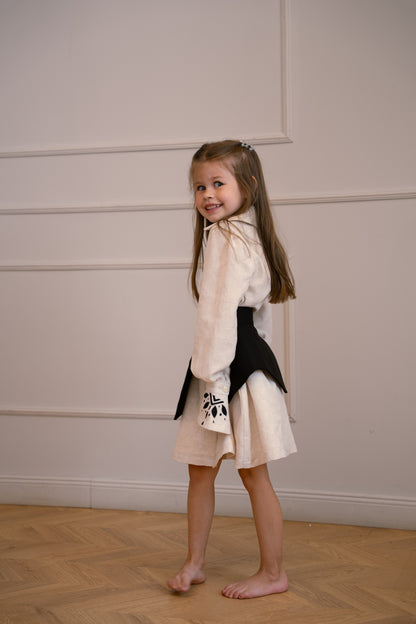 Children's dress with embroidery Mia
