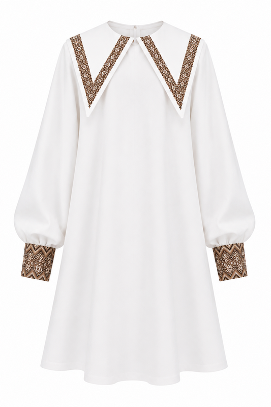 Children's dress with embroidery Mia