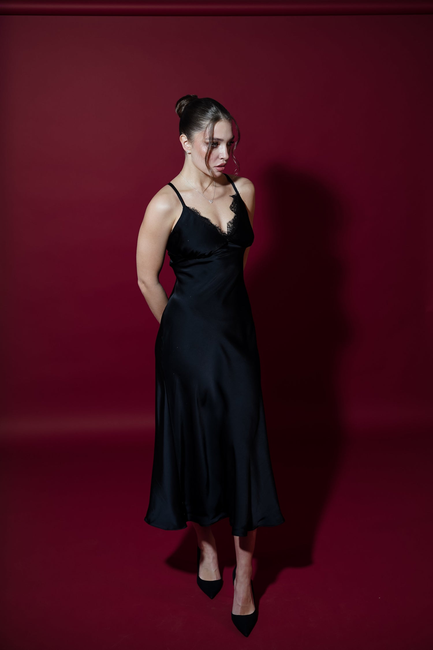 Сукня комбінація чорна 