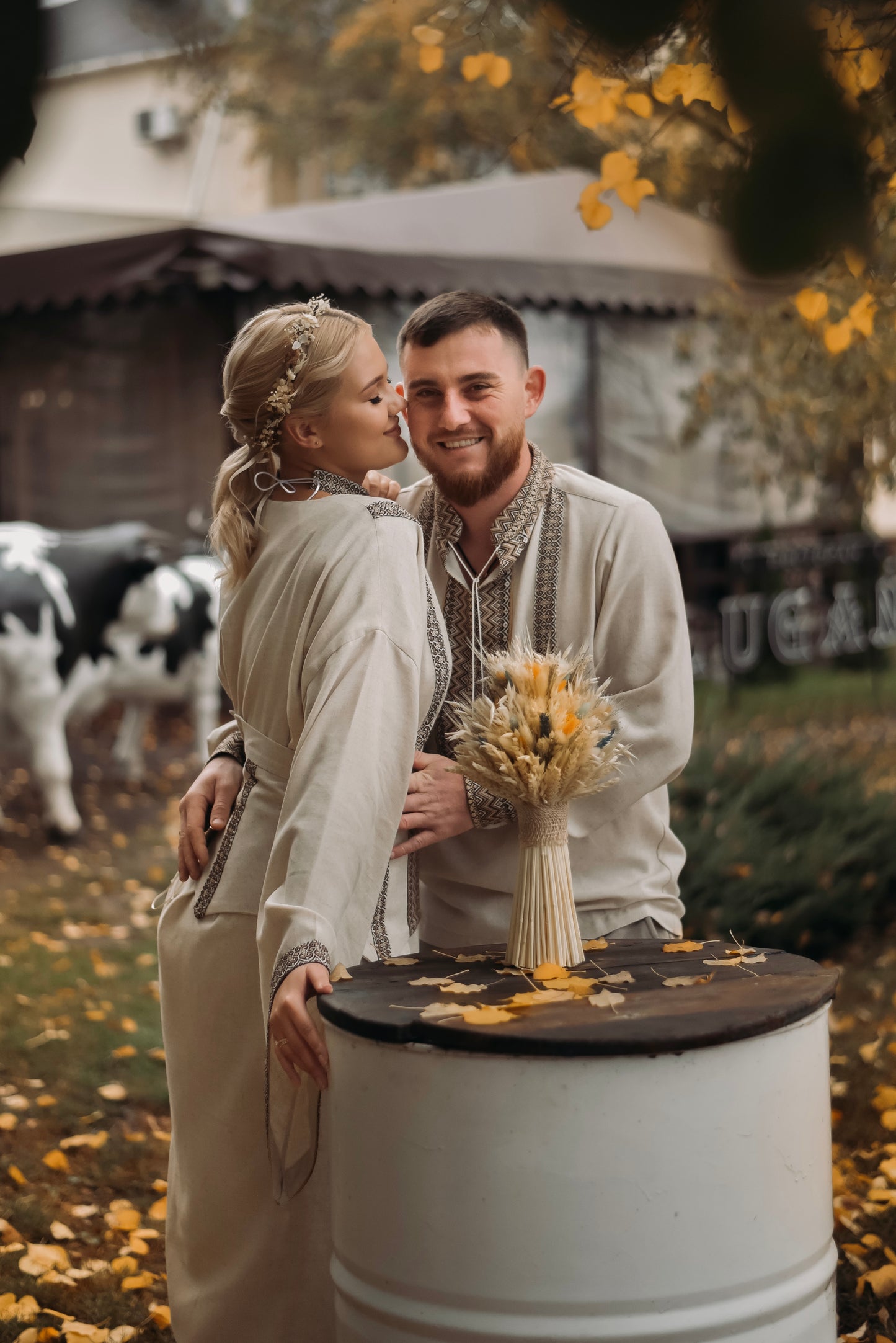 Парний образ бежевий Оберіг