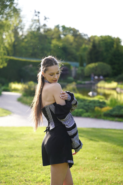 Корсет чорний Колос