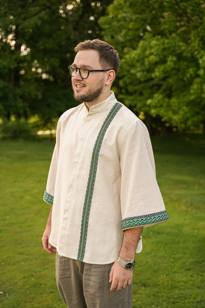 Men's kimono milky Svyatogor
