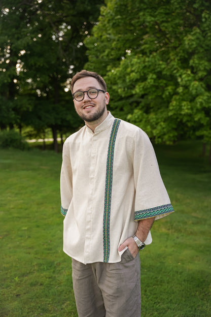 Men's kimono milky Svyatogor