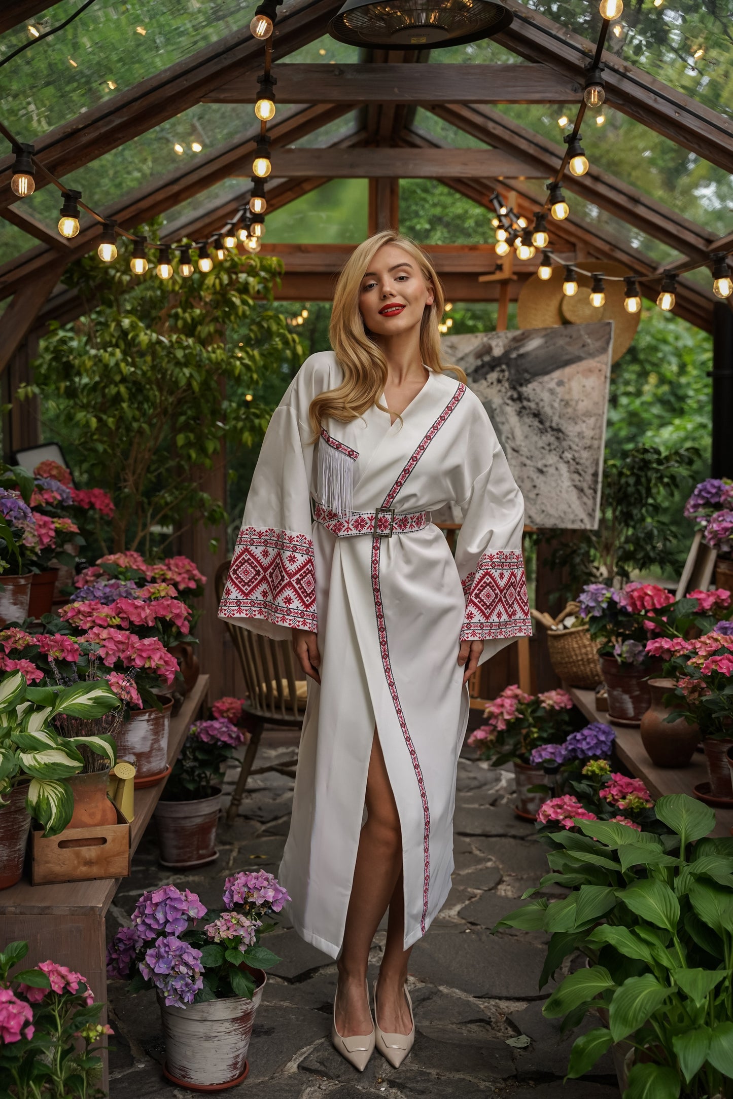 White kimono Alexandra