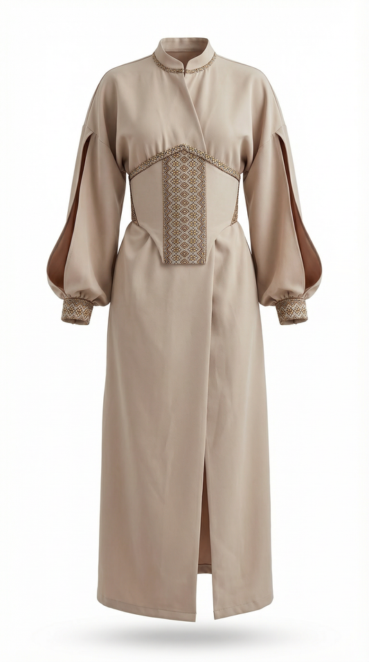 Жіноче кімоно бежеве Либідь